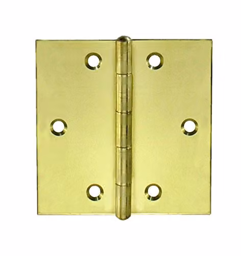 Cerniere quadre ottone 60 x 60 mm. - 2 pz.