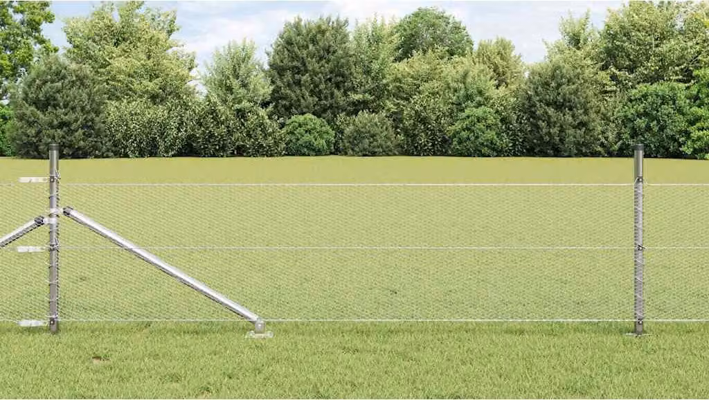 Recinzione in rete saldata con punte 10 x 0,8 m (L x H)