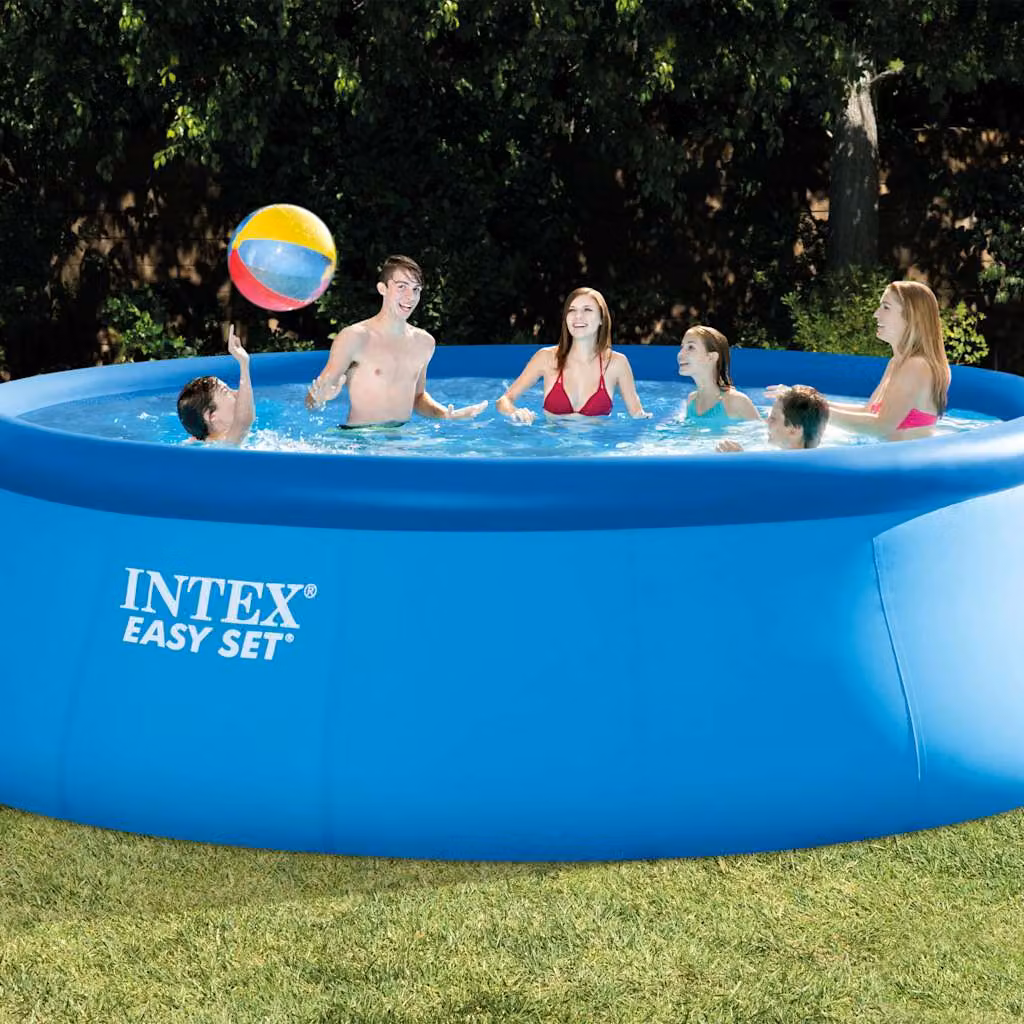 Piscina fuori terra rotonda Intex Easy Set Quick Up in PVC blu L: 457 cm, H: 122 cm