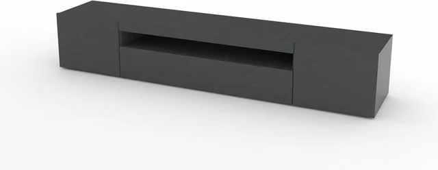 Mobile TV 3 Ante 200x40x36,5 cm Daiquiri Antracite Lucido