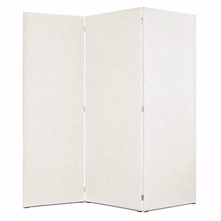 Pannello divisorio per ambienti - Separè Bianco crema 180x190 cm