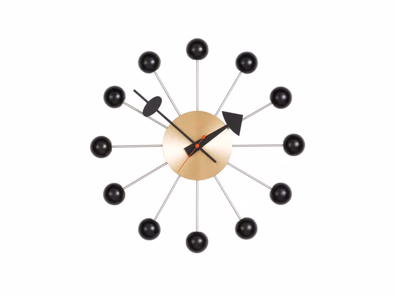 Ball Orologio da Parete - Nero