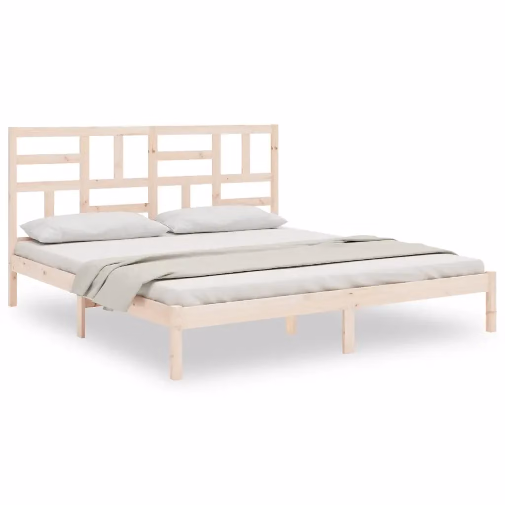 Giroletto vidaXL in legno massello di pino non trattato per adulti L/P: 180 x 200 cm – 2