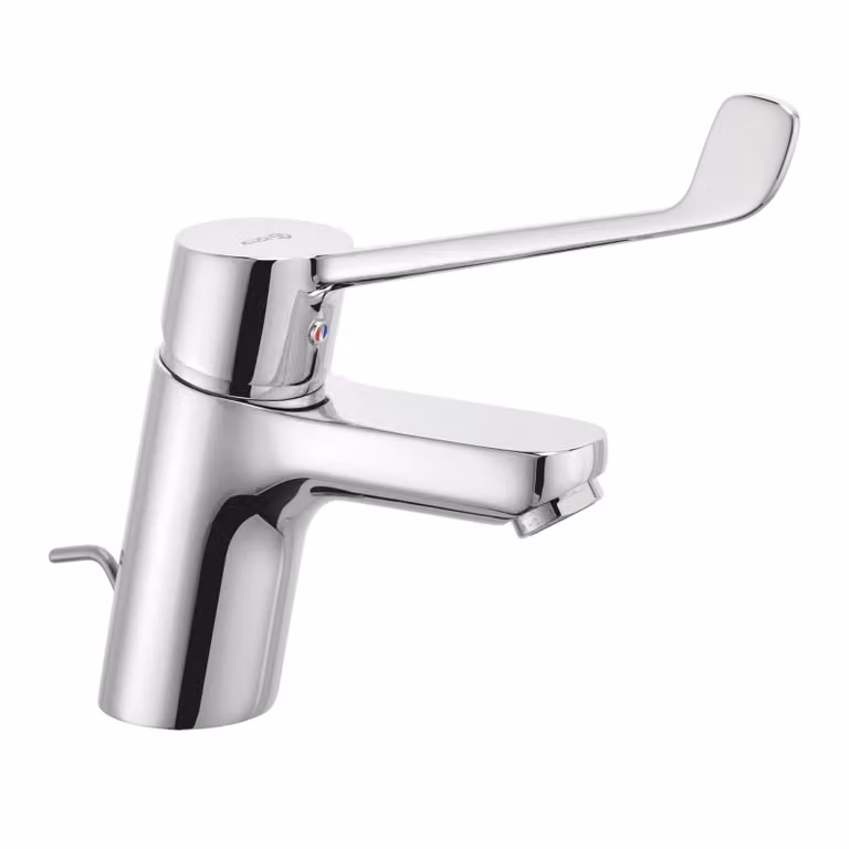 Kludi Pure & Easy Care lavabo EHM 70 m. MANIGLIA CLINICA 180 mm cromata, 1 pz.