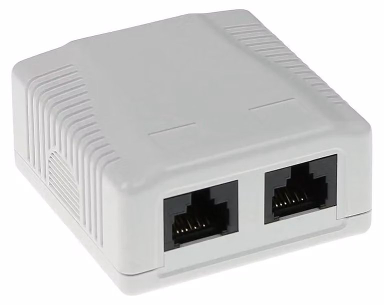 ACT Scatola montata a superficie non schermata 2 porte CAT6