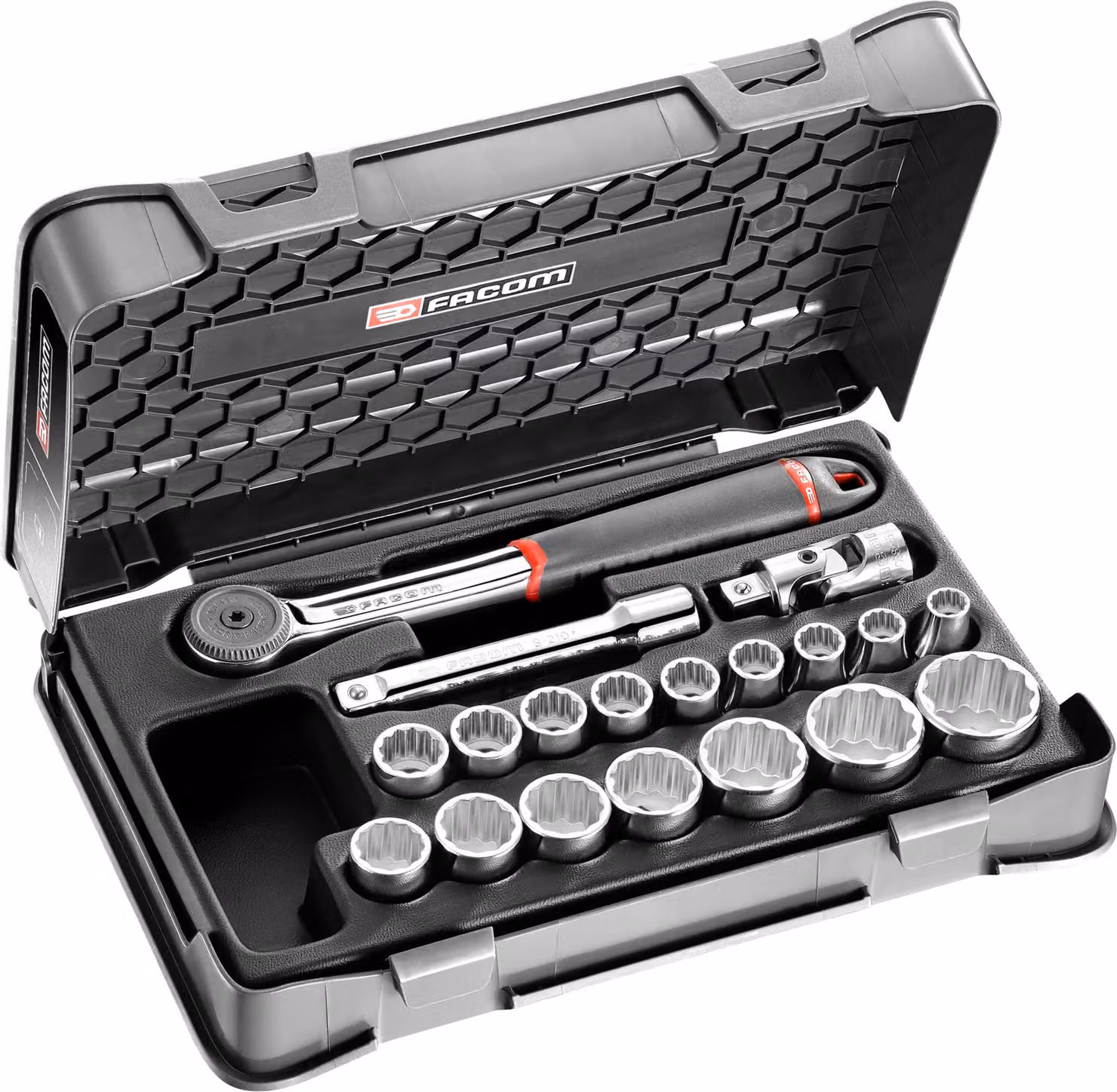 Facom Steckschluessel-Set 1/2 S.161B 19-tlg