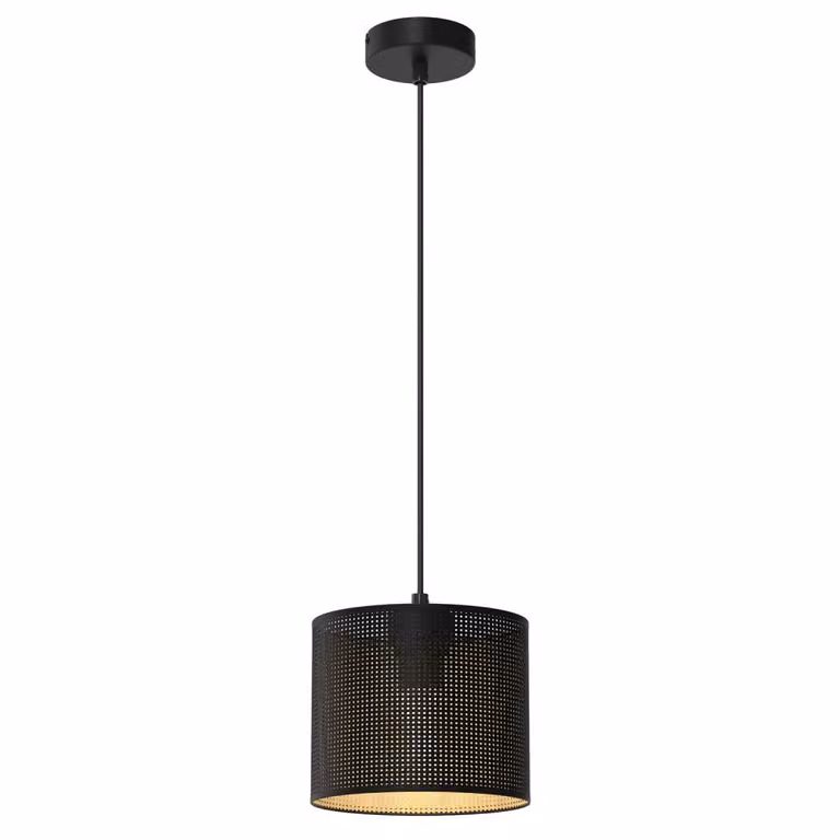 Lampada a sospensione Luminex "Jovin" in metallo nero