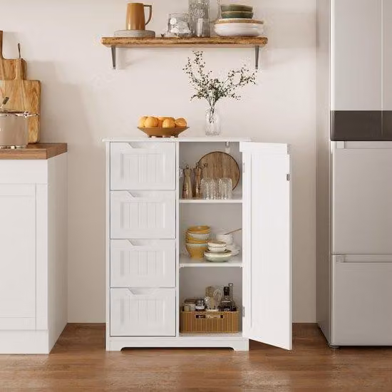 Azomor Smalle: cassettiera multifunzionale con cassetti regolabili e finiture impermeabili
