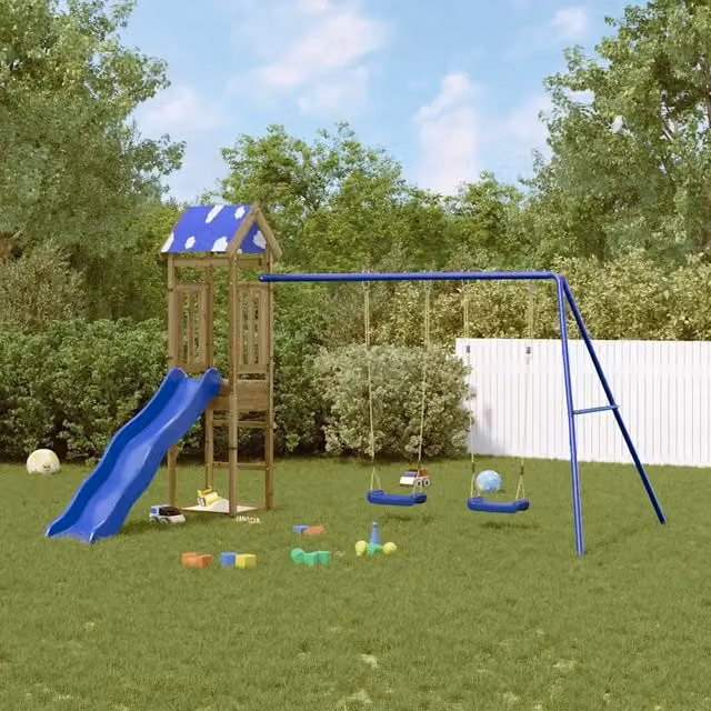 Set da Gioco da Esterno in Legno di Pino Impregnato 3278958