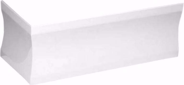 Grembiule angolare ADRIANA 160 UL, bianco