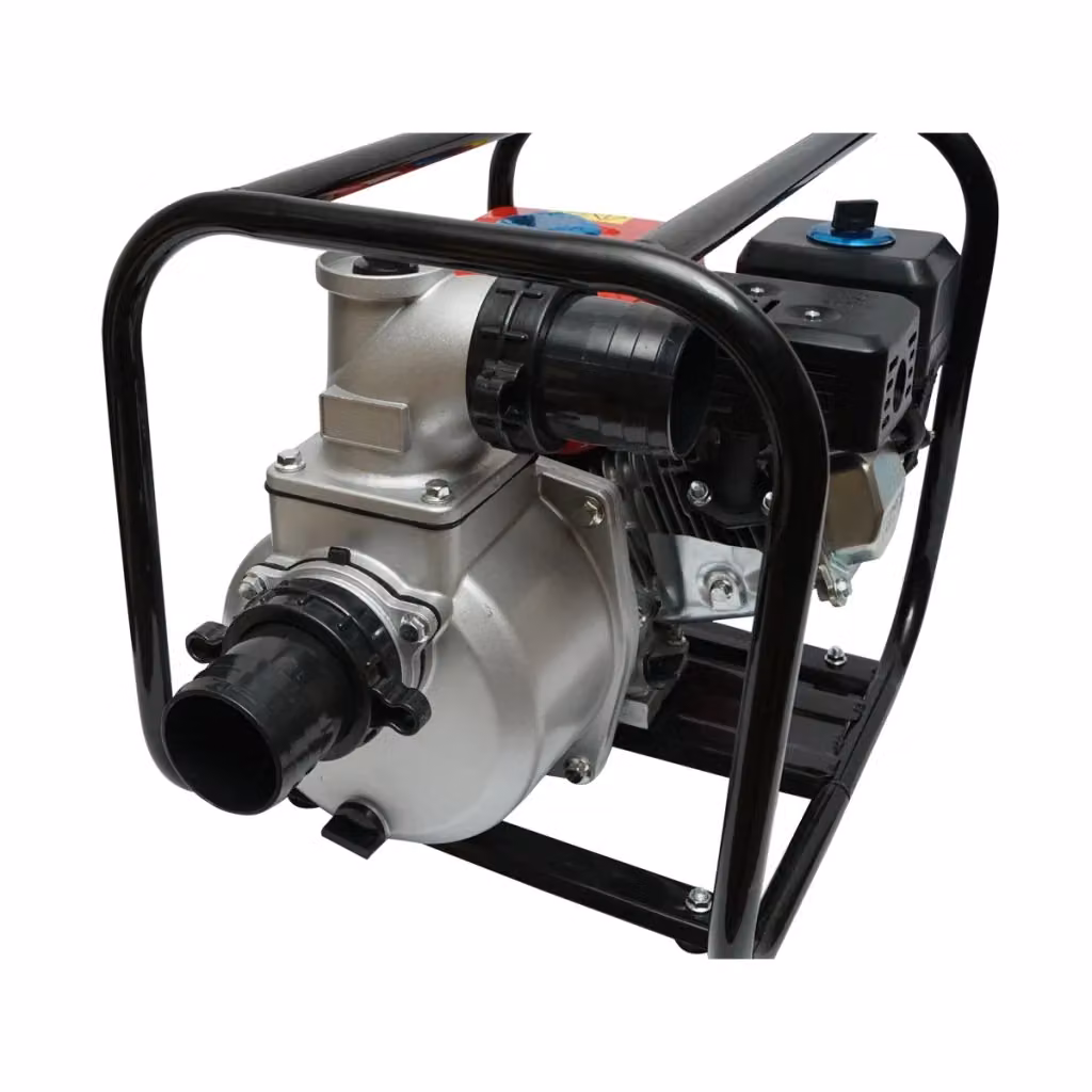 Motopompa a benzina Breckner Germany WP30 tipo HONDA da 7,5 HP con diametro 3 pollici, portata massima 60 m3/h, profondità massima 8 m e altezza massima 30 m – 2