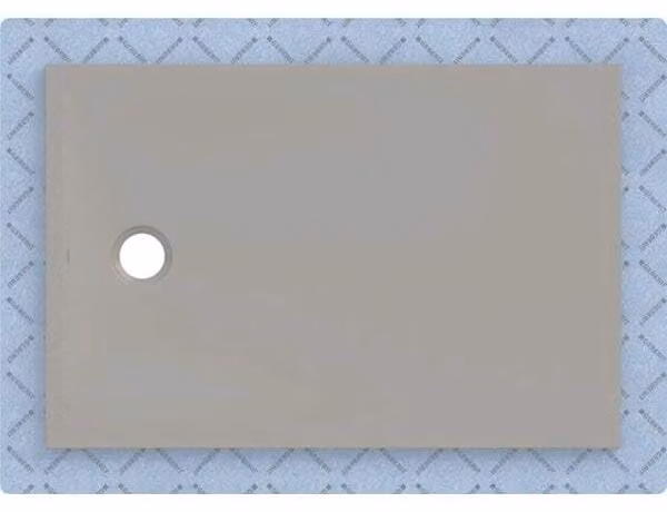 Geberit CleanFloor30 surface de douche, intégrée, avec voile d'étanchéité, 120x80cm, 551.006.29.1, 551.006.29.1