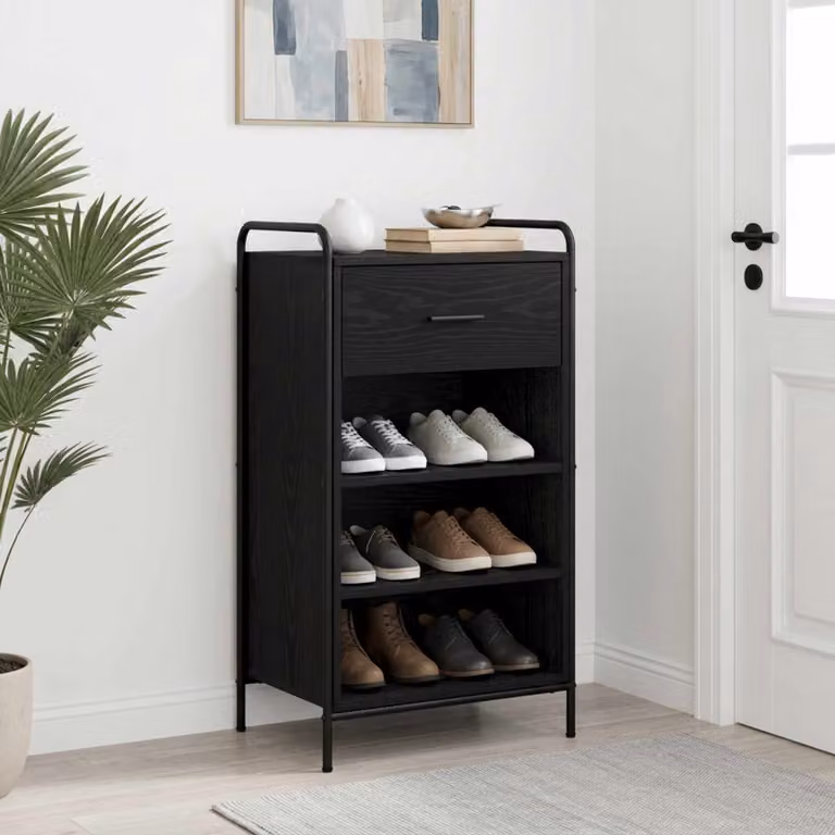 vidaXL Mobile per scarpe 51 x 36,5 x 93 cm Legno ingegnerizzato