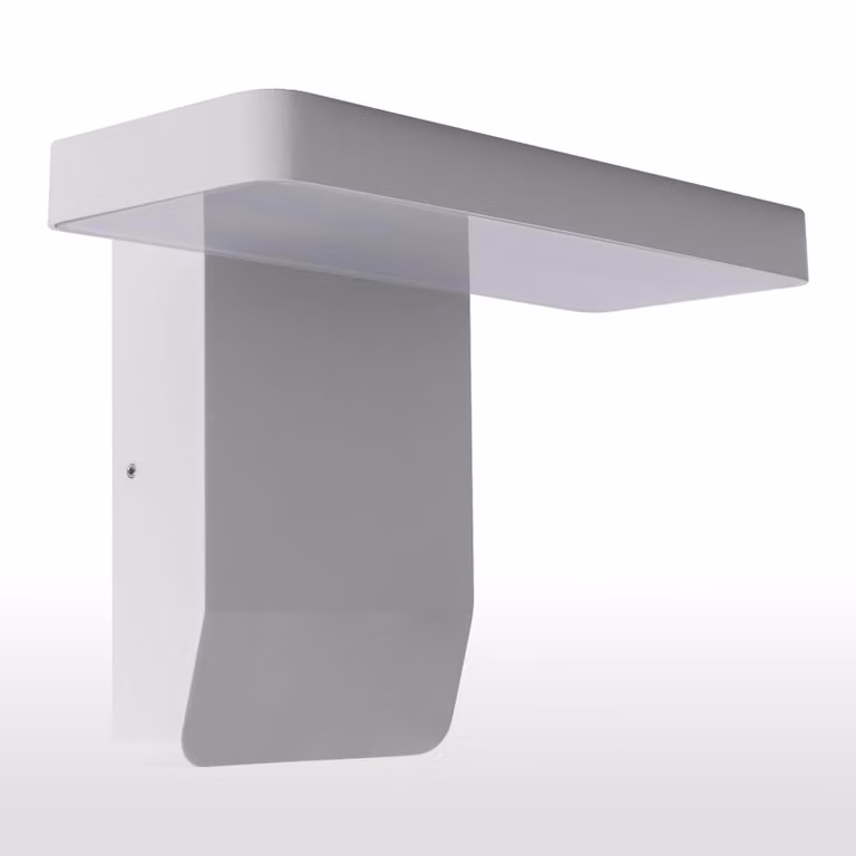 Lampada da parete per esterni a LED 3015A bianco- 9W, 3000K bianco caldo, IP44, senza rilevatore di movimento
