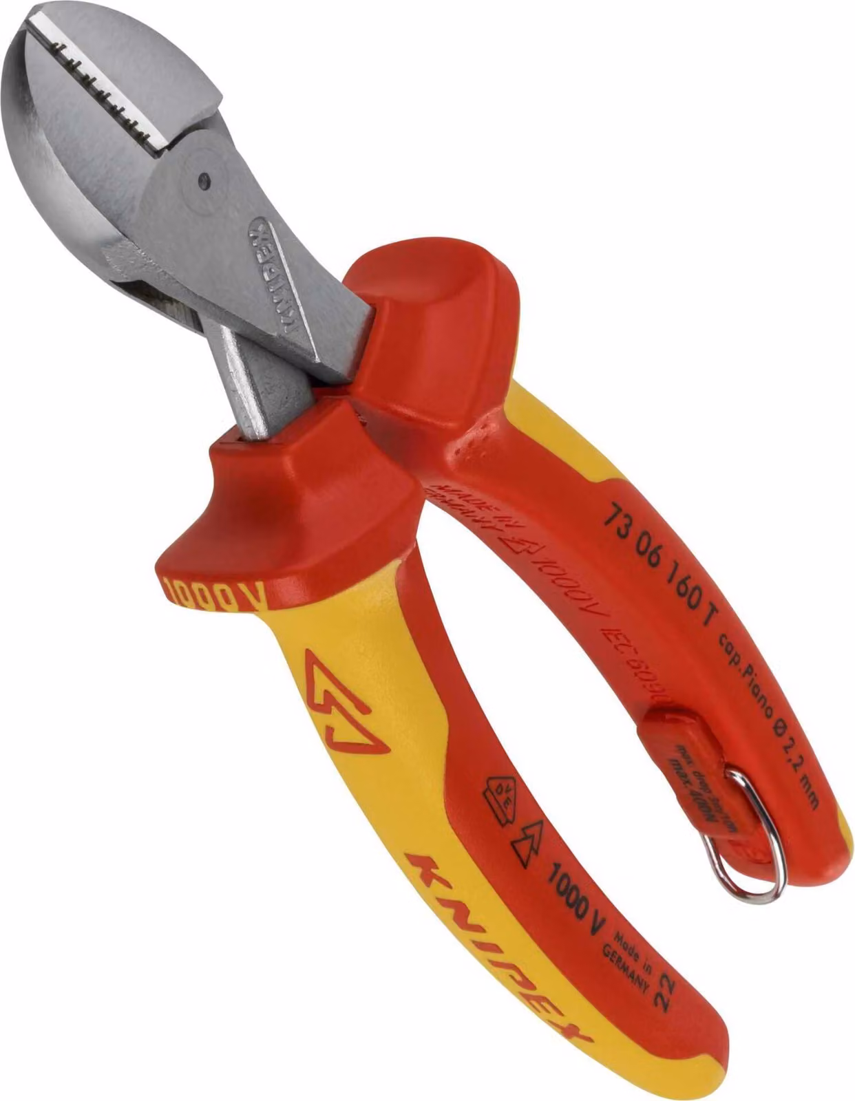 KNIPEX X-Cut con occhiello di fissaggio