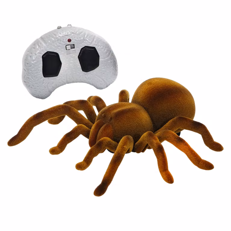 Tu Giochi Tarantola Radiocomandata Marrone con Occhi Luminosi e Movimento Realistico