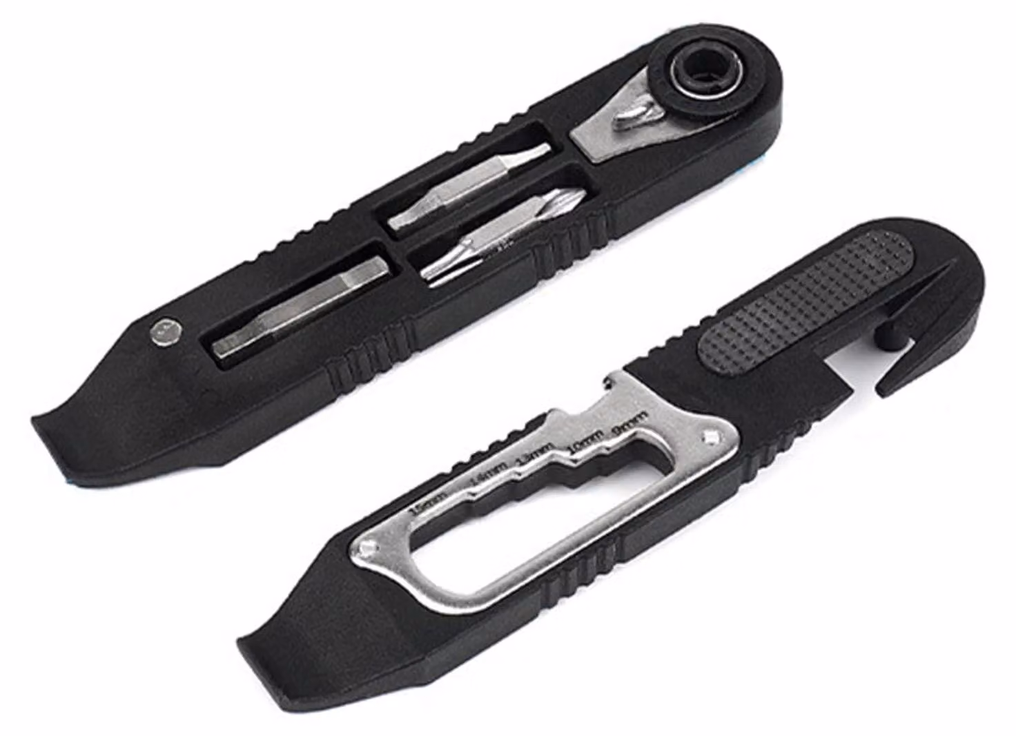 Solidchoice - Set di attrezzi multifunzione per biciclette, completo di leva per pneumatici e chiave a cricchetto
