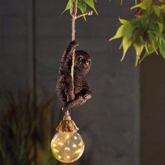 Decorazione solare da esterno: statua in resina resistente all'acqua con illuminazione a LED per uso esterno