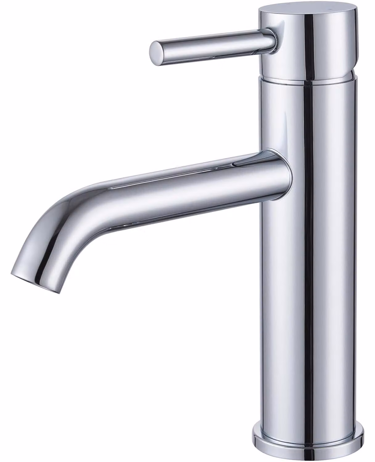 Miscelatore monocomando per lavabo, con erogatore, altezza 95 mm, cromato, per il bagno