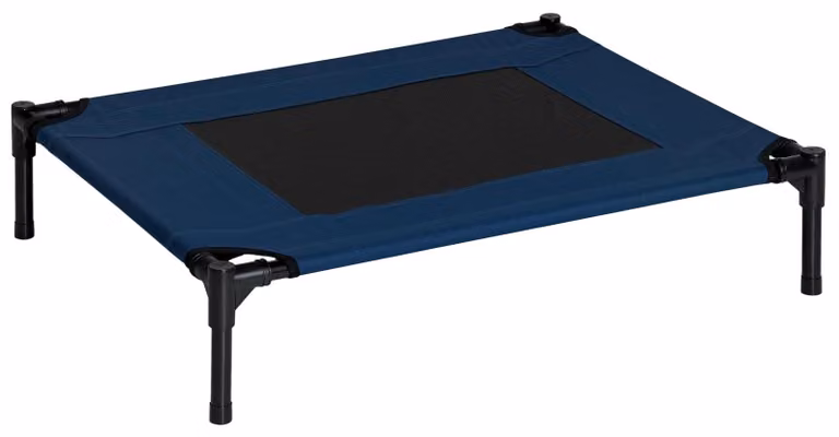 PawHut, cuccia rialzata per cani, media, blu