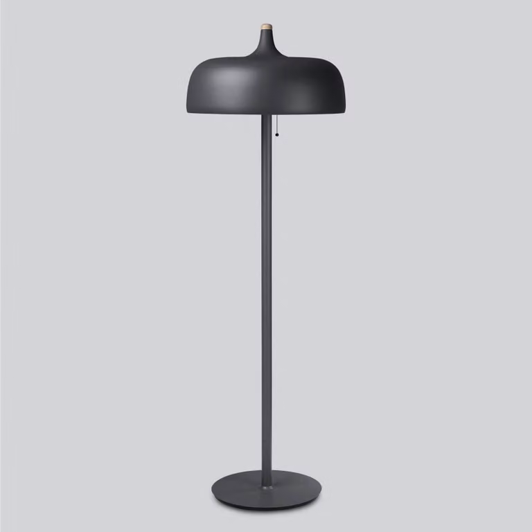 Northern Lampada da terra di design Acorn, Alluminio / Grigio / Zincato, Soggiorno / Sala da pranzo, Metallo, Design, Lampada da terra