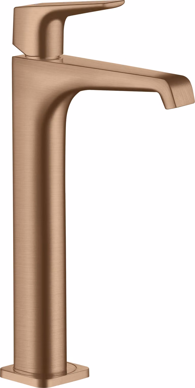 hansgrohe AXOR Citterio E mitigeur monocommande de lavabo 250 avec béqu'ille sans timon, 36113310, 36113310