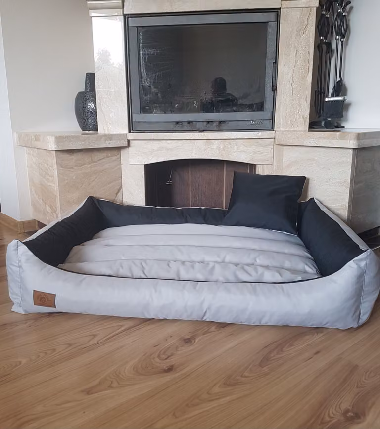 Letto per cani XXL [ bifacciale ] divano per cani divano per cani cuscino per cani cesto per gatti 120x85cm