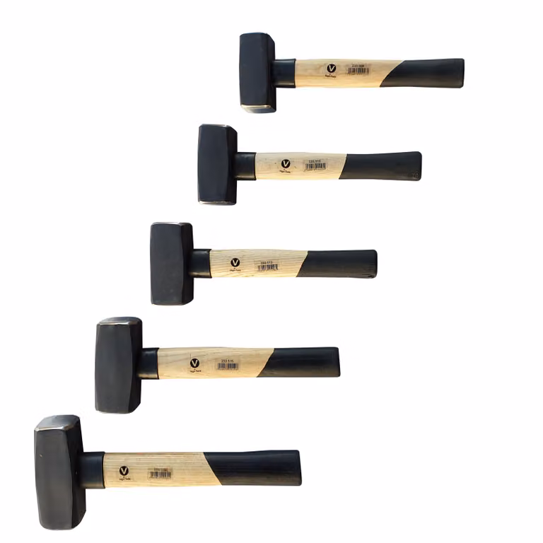 Martello da pugno Martello da fabbro 800/1000/1250/1500/2000g Set da 5 pezzi