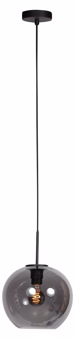 Lampada a sospensione - nero - HaloSwap - vetro metallo - Ø 25cm - E27 - 4293ZW - Mexlite