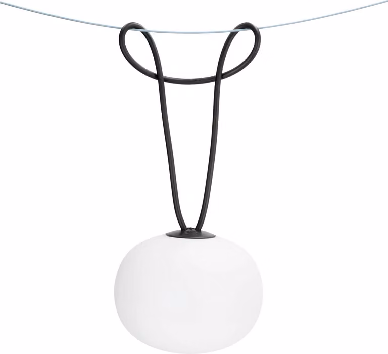 Lampada a sospensione LED per esterno VENEZIA H, 1,5 W, ricarica USB wireless, 23 cm