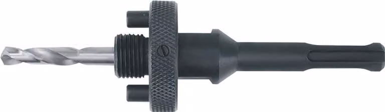 Supporto 10 mm SDS-plus con punta di guida Seghe a tazza bimetalliche HSSE-Co8 Ø 32-210 mm