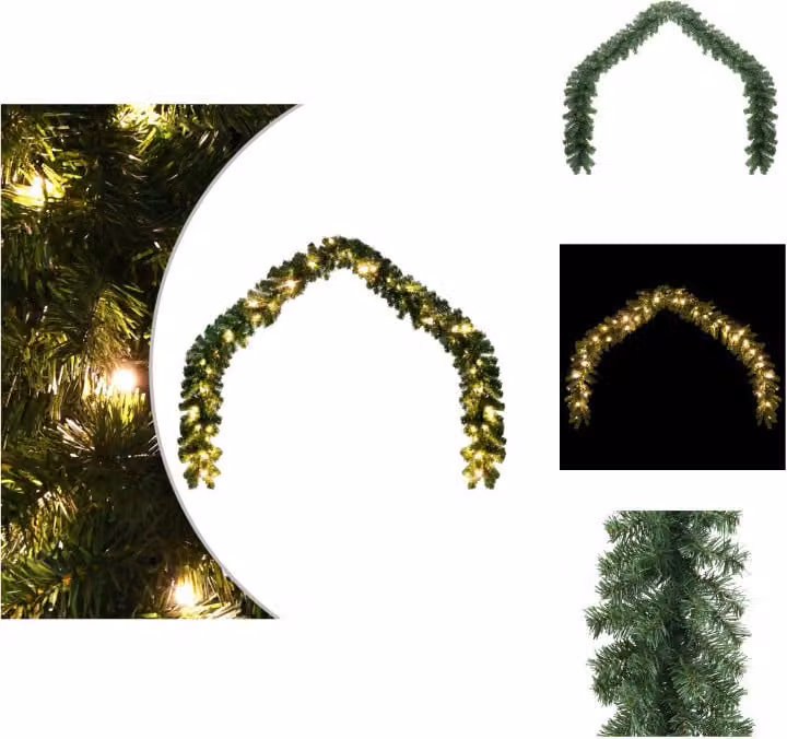 vidaXL Ghirlanda natalizia con luci LED 10 m - Luci di Natale