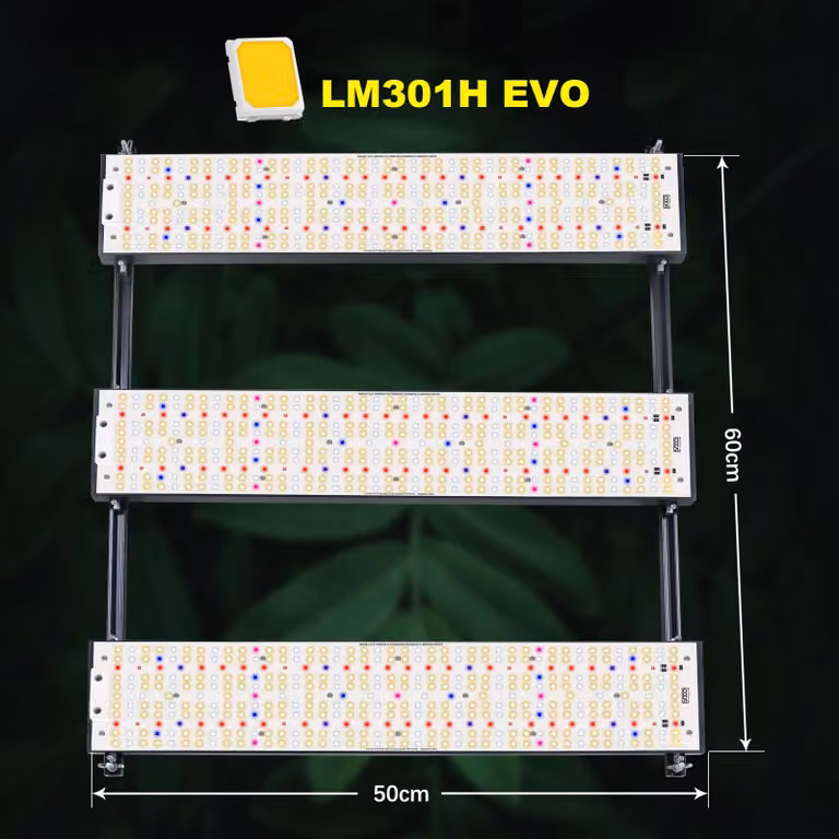 Lampada di coltivazione a LED da 720W, modello LM301H EVO, a spettro completo, adatta sia per uso interno che esterno