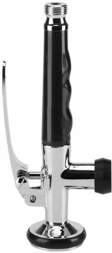 Ugello per rubinetto in ottone con supporto girevole - ugello a forma di tubo in acciaio inossidabile - maniglia in ABS - funzione di spruzzo pratica - rubinetti da cucina