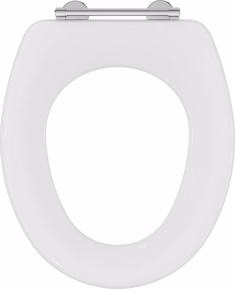 Ideal Standard Contour 21 Siège de WC anneau avec charnière à tige, blanc, K712201, K712201