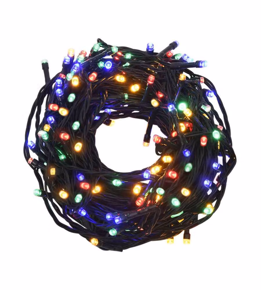 vidaXL Stringa di Luci con 400 LED Multicolore RGB e 8 Effetti Luce – 2