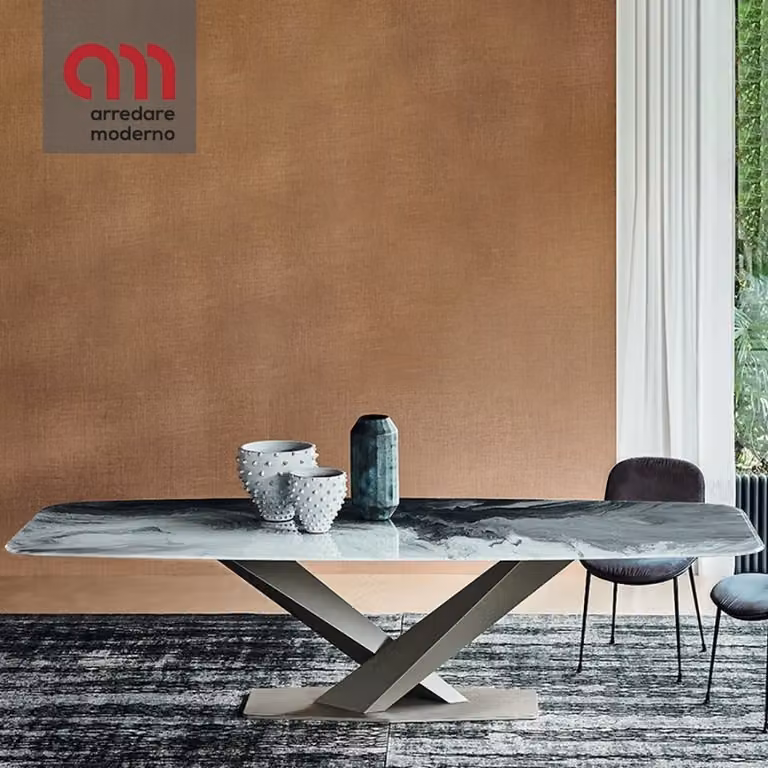 Tavolo Stratos Crystalart Cattelan Italia