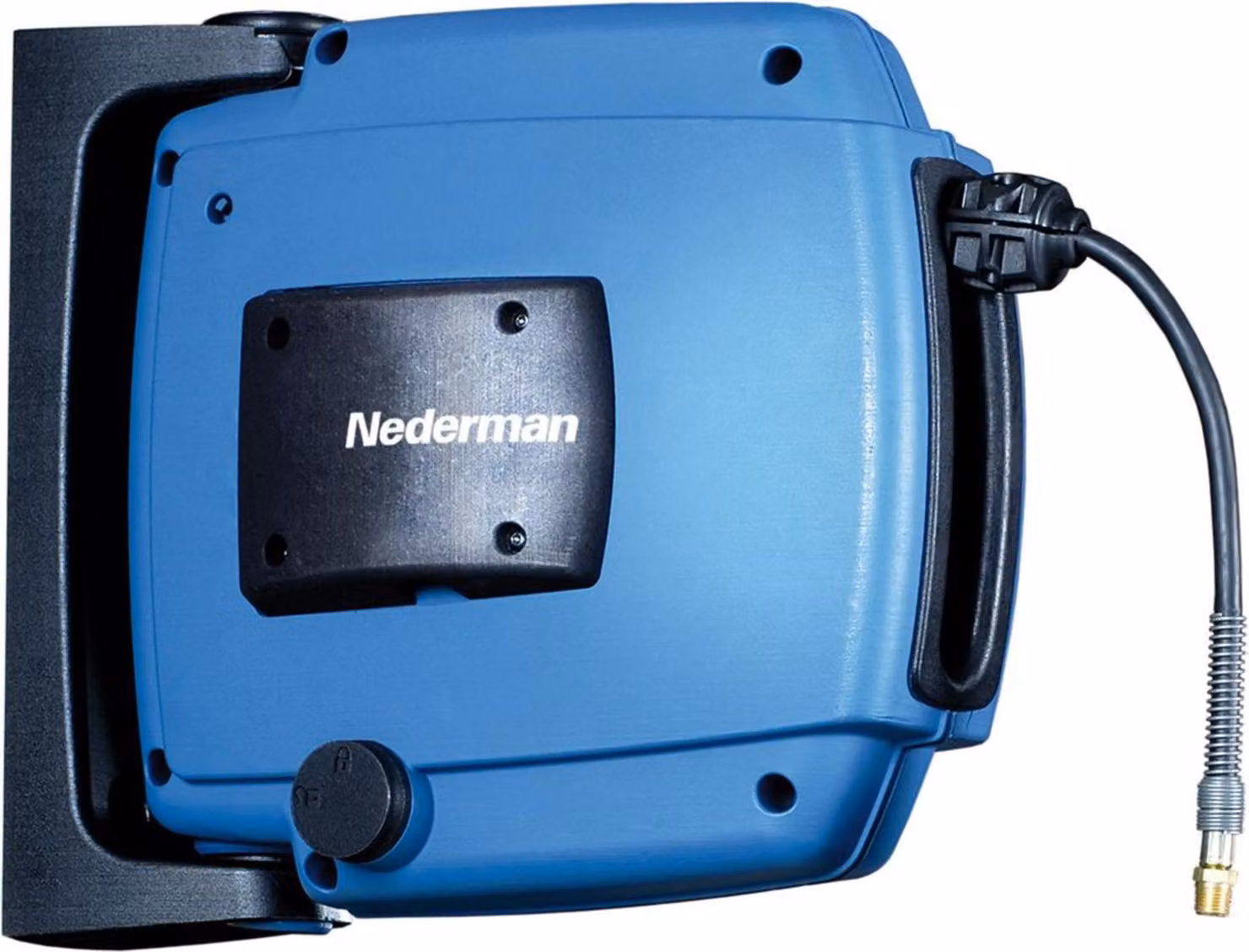 Avvolgitubo H30 per aria/acqua con 10 m di tubo Ø10 mm, AG G3/8", Nederman