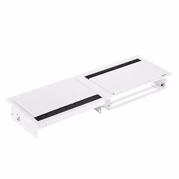 BACHMANN CONI DUO Einbaurahmen 6-fach, 2x 3-fach Rahmen weiss