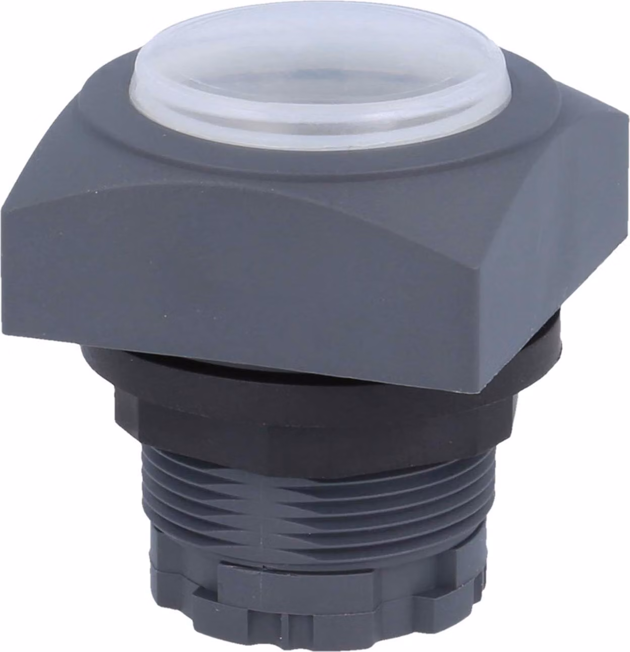 Georg Schlegel Pulsante a membrana illuminabile, quadrato, QUARTEX-R Corsa 6,0 mm - 1 pezzo