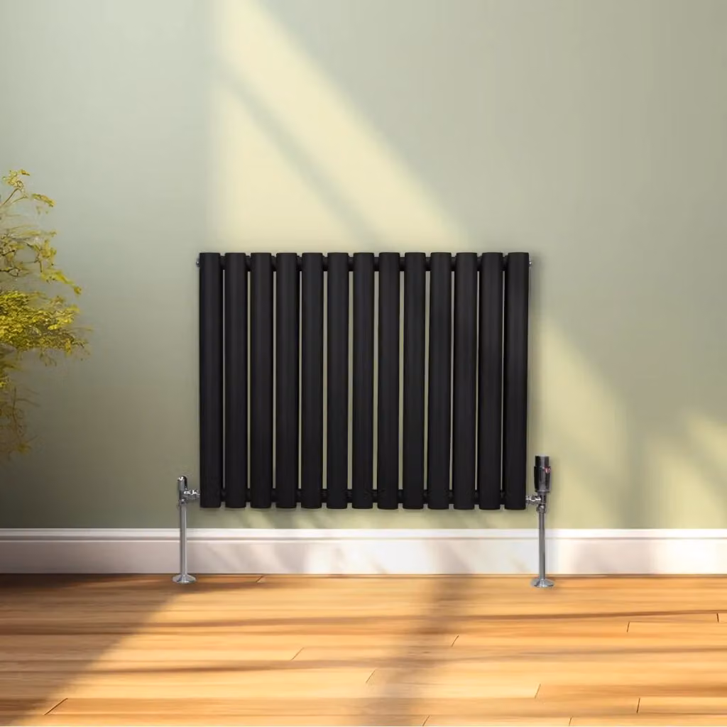 Radiatore a colonna ovale in metallo nero MONSTER SHOP L: 60 cm, H: 78 cm – 2