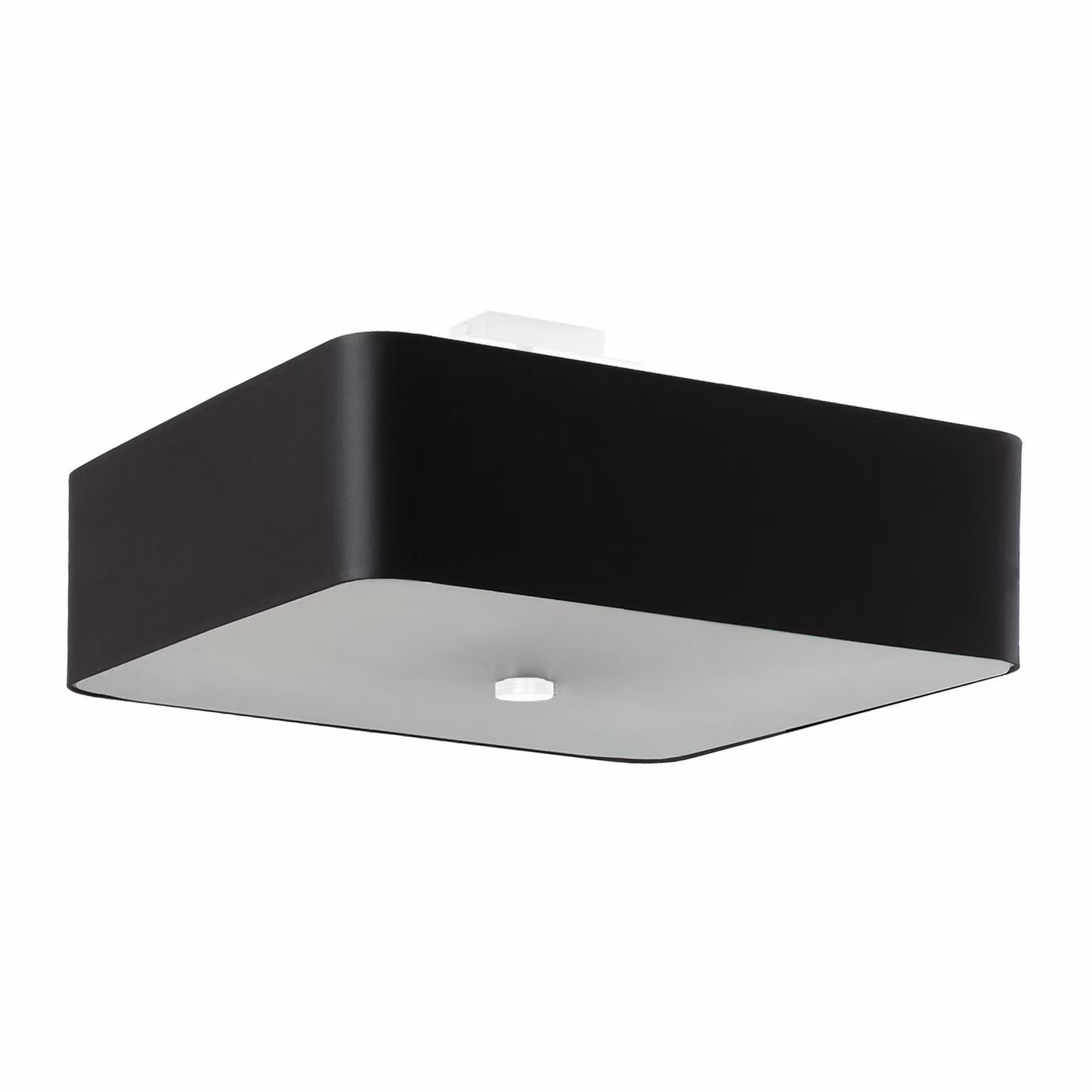 Lampada da soffitto LOKKO 45 bianco 5xE27 15W tessuto/vetro/acciaio 25x45x45cm Sollux Lighting