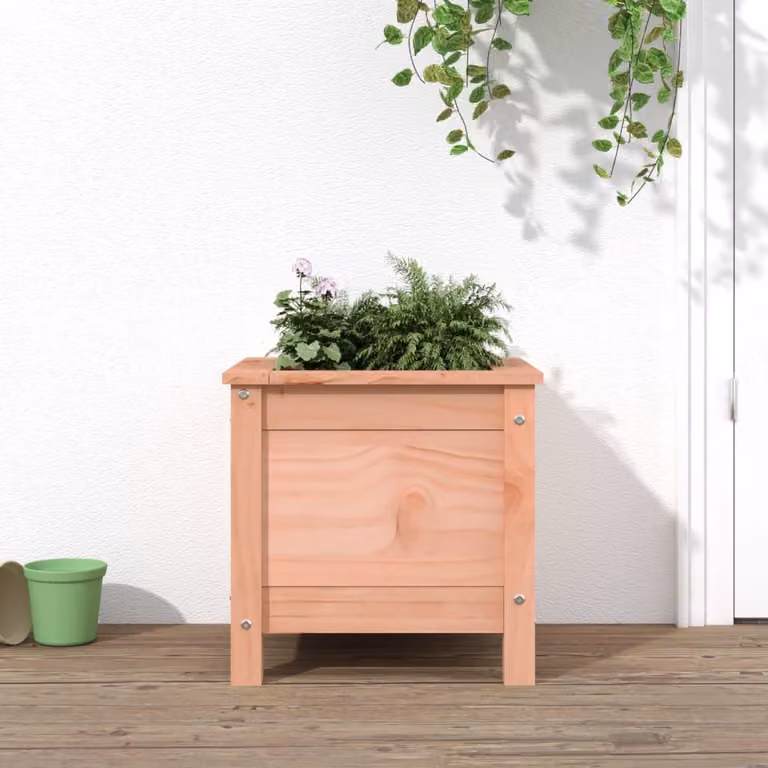 Fioriera da giardino vidaXL in legno di Douglas marrone L/P/H: 40 x 40 x 39 cm