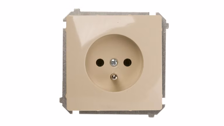 Simon Basic Presa singola c/u 16A IP20 beige BMGZ1.01/12