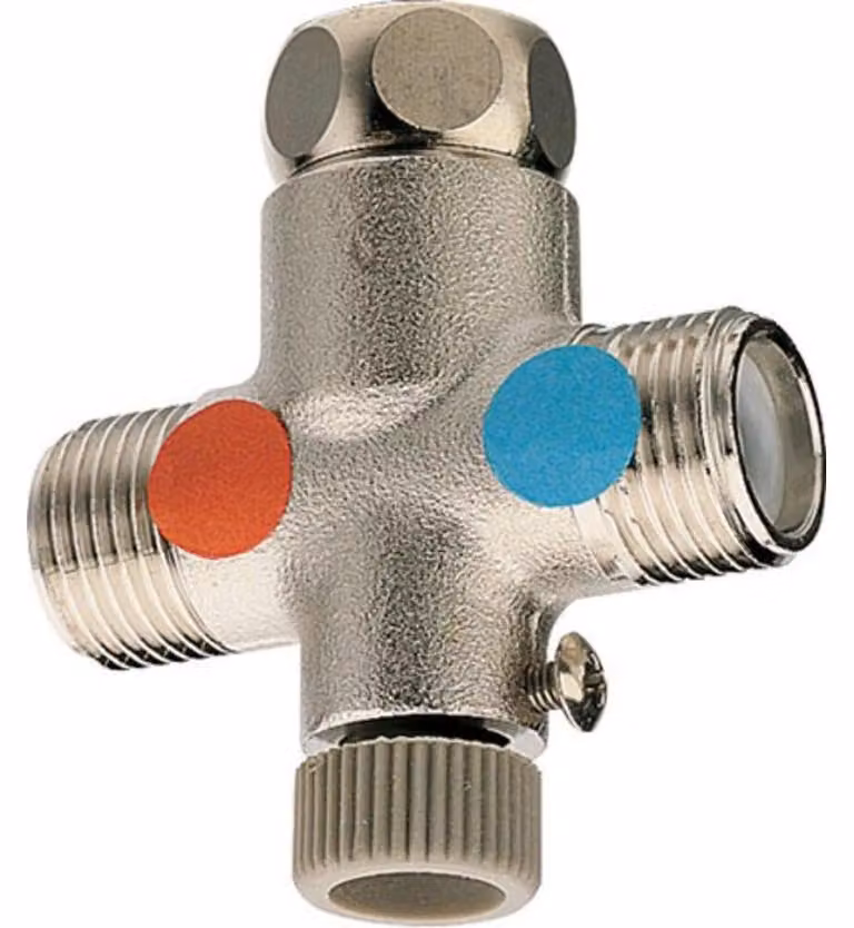 Accessori Sapho - Regolatore di temperatura per valvole a stelo 1/2", cromo AT95051