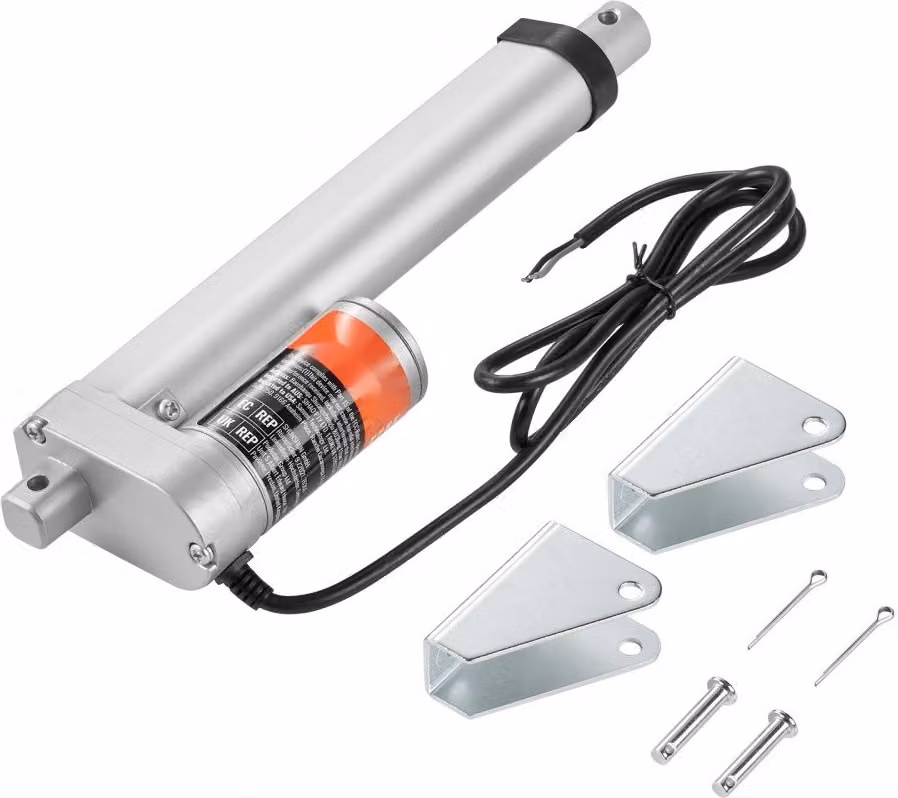 "Attuatore lineare 1500N - Attuatore lineare DC 12V - Motore lineare elettrico IP54 - Lunghezza corsa 150mm - Livello di rumorosità ≤60dB - Apriporta elettrico - Velocità di traslazione 5mm/s - Attuatore lineare"