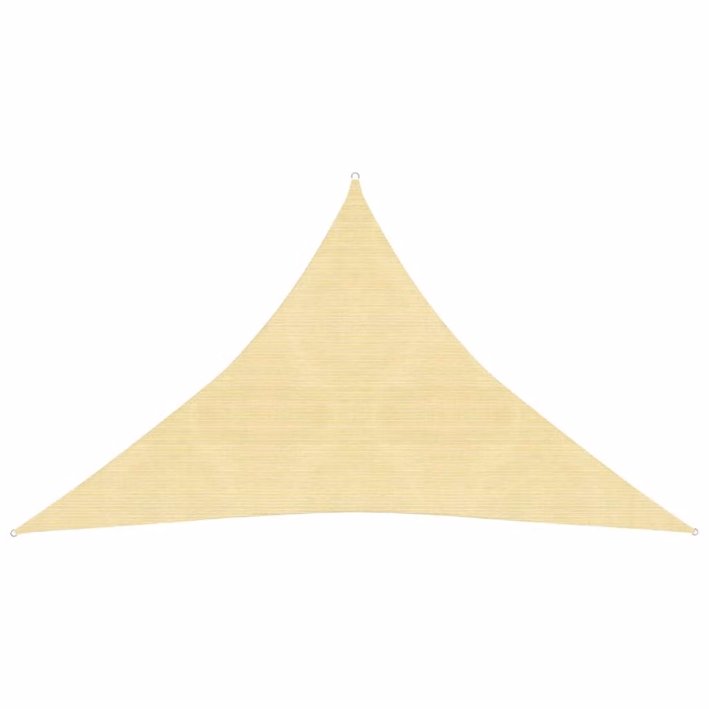 The Living Store Tenda da sole 160 g/m² Beige 3x3x4,2 m HDPE