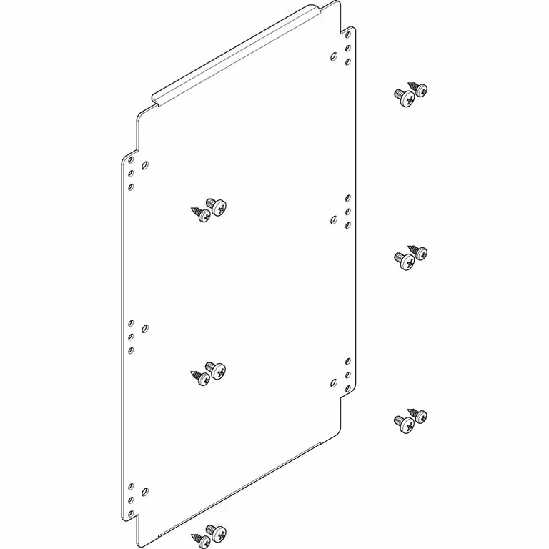 Piastra di montaggio ABN 246x402 mm 1FB/3RE per il montaggio tra i profili portanti FMA13N