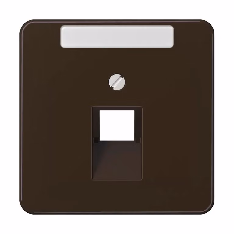 Jung CD569-1NAUABR Copertura con campo di scrittura 6 x 37 mm marrone