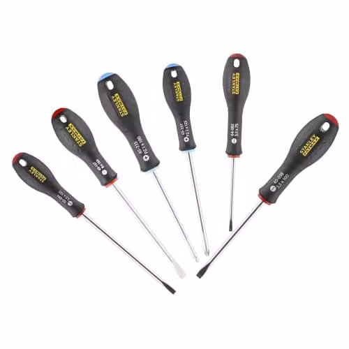 STANLEY 0-65-428 Cacciaviti, Std - Str - Pozi, Set di 6 pz
